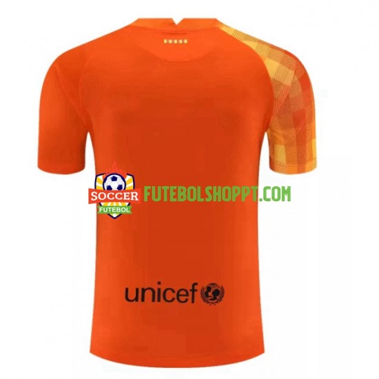 Camisola Homem FC Barcelona Guarda-redes Principais Equipamento 2021-2022 Manga Curta