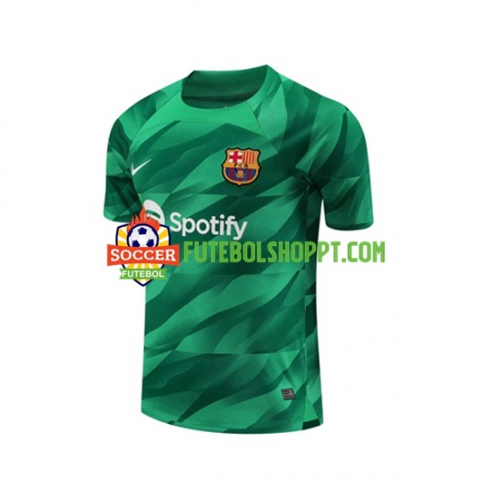 Camisola Homem FC Barcelona Guarda-redes Principais Equipamento 2023-2024 Manga Curta