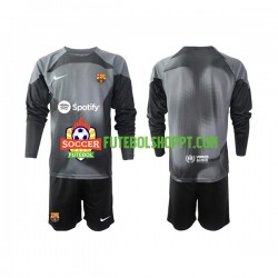Camisola Júnior FC Barcelona Guarda-redes Alternativa Equipamento 2022-2023 Manga Comprida
