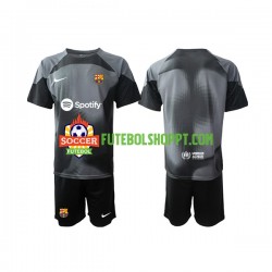 Camisola Júnior FC Barcelona Guarda-redes Alternativa Equipamento 2022-2023 Manga Curta
