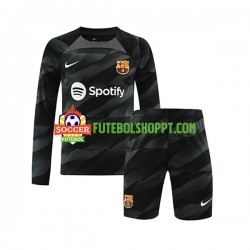 Camisola Júnior FC Barcelona Guarda-redes Alternativa Equipamento 2023-2024 Manga Comprida