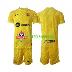 Camisola Júnior FC Barcelona Guarda-redes Alternativa Equipamento 2024-2025 Manga Curta