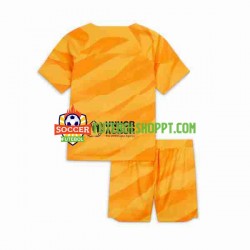Camisola Júnior FC Barcelona Guarda-redes Quarto Equipamento 2023-2024 Manga Curta
