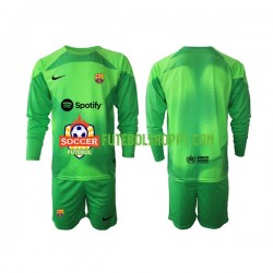 Camisola Júnior FC Barcelona Guarda-redes Principais Equipamento 2022-2023 Manga Comprida