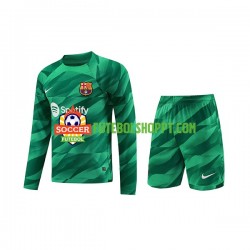 Camisola Júnior FC Barcelona Guarda-redes Principais Equipamento 2023-2024 Manga Comprida