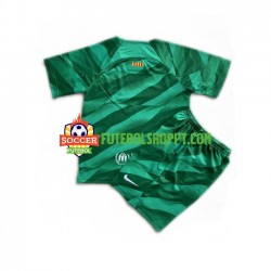 Camisola Júnior FC Barcelona Guarda-redes Principais Equipamento 2023-2024 Manga Curta