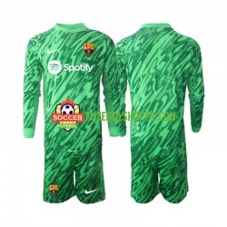 Camisola Júnior FC Barcelona Guarda-redes Principais Equipamento 2024-2025 Manga Comprida