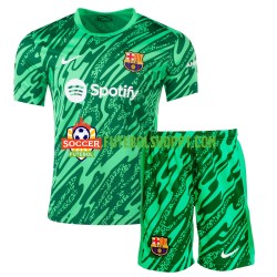 Camisola Júnior FC Barcelona Guarda-redes Principais Equipamento 2024-2025 Manga Curta