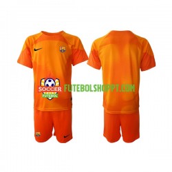 Camisola Júnior FC Barcelona Guarda-redes Terceiro Equipamento 2022-2023 Manga Curta