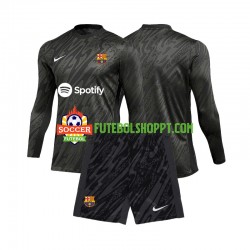 Camisola Júnior FC Barcelona Guarda-redes Terceiro Equipamento 2024-2025 Manga Comprida