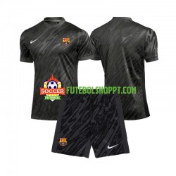 Camisola Júnior FC Barcelona Guarda-redes Terceiro Equipamento 2024-2025 Manga Curta