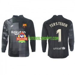Camisola Homem FC Barcelona Ter Stegen 1 Guarda-redes Alternativa Equipamento 2021-2022 Manga Comprida
