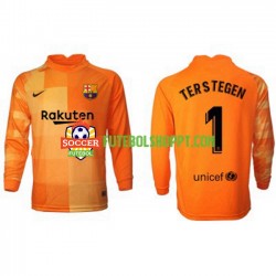 Camisola Homem FC Barcelona Ter Stegen 1 Guarda-redes Principais Equipamento 2021-2022 Manga Comprida