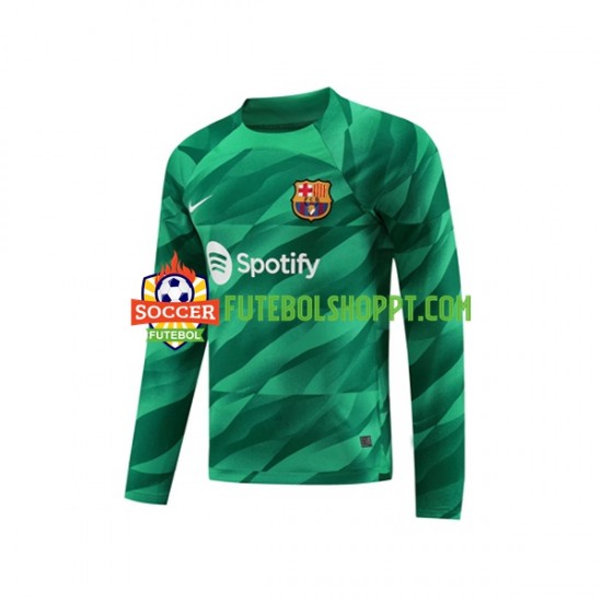 Camisola Homem FC Barcelona Ter Stegen 1 Guarda-redes Principais Equipamento 2023-2024 Manga Comprida