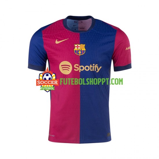 Camisola Homem FC Barcelona Principais Equipamento 2024-2025 Manga Curta