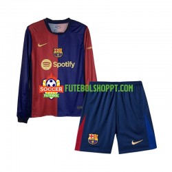Camisola Júnior FC Barcelona Principais Equipamento 2024-2025 Manga Comprida Camisola Júnior FC Barcelona Principais Equipamento 2024-2025 Manga Comprida