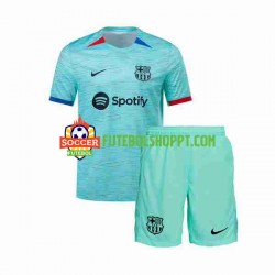 Camisola Júnior FC Barcelona Terceiro Equipamento 2023-2024 Manga Curta
