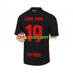 Camisola Homem FC Barcelona LAMINE YAMAL 19 UCL Font Alternativa Equipamento 2024-2025 Manga Curta