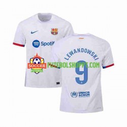 Camisola Homem FC Barcelona LEWANDOWSKI 9 Alternativa Equipamento 2023-2024 Manga Curta