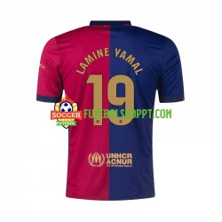Camisola Homem FC Barcelona Lamine Yamal 19 Principais Equipamento 2024-2025 Manga Curta