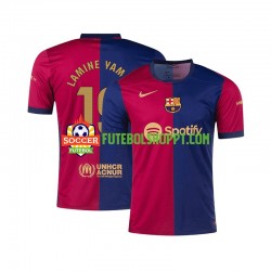 Camisola Homem FC Barcelona Lamine Yamal 19 Principais Equipamento 2024-2025 Manga Curta
