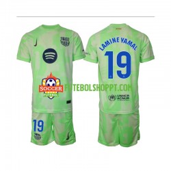 Camisola Júnior FC Barcelona Lamine Yamal 19 Terceiro Equipamento 2024-2025 Manga Curta