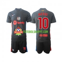 Camisola Júnior FC Barcelona Lionel Messi 10 Alternativa Equipamento 2024-2025 Manga Curta