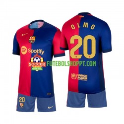 Camisola Júnior FC Barcelona Olmo 20 Principais Equipamento 2024-2025 Manga Curta Camisola Júnior FC Barcelona Olmo 20 Principais Equipamento 2024-2025 Manga Curta