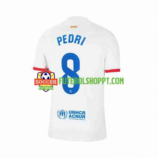 Camisola Homem FC Barcelona Pedri 8 Alternativa Equipamento 2023-2024 Manga Curta