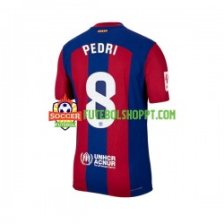 Camisola Homem FC Barcelona Pedri 8 Principais Equipamento 2023-2024 Manga Curta