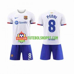Camisola Júnior FC Barcelona Pedri 8 Alternativa Equipamento 2023-2024 Manga Curta