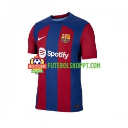 Camisola Homem FC Barcelona Robert Lewandowski 9 Principais Equipamento 2023-2024 Manga Curta