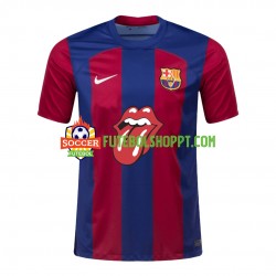 Camisola Homem FC Barcelona Rolling Stones Principais Equipamento 2023-2024 Manga Curta