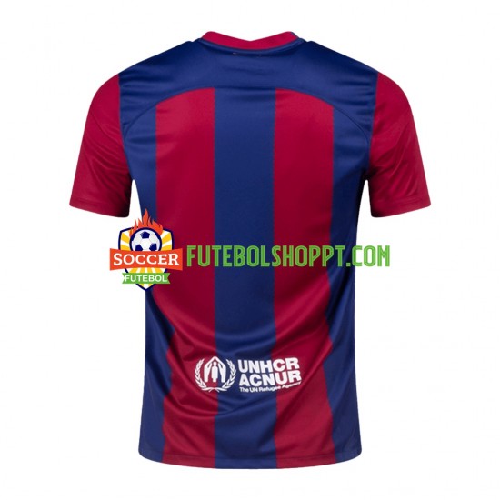 Camisola Homem FC Barcelona Rolling Stones Principais Equipamento 2023-2024 Manga Curta