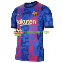 Camisola Homem FC Barcelona Terceiro Equipamento 2021-2022 Manga Curta