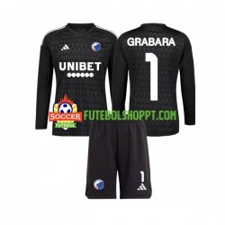 Camisola Júnior FC Copenhague GRABARA 1 Guarda-redes Alternativa Equipamento 2023-2024 Manga Comprida
