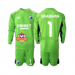 Camisola Júnior FC Copenhague GRABARA 1 Guarda-redes Quarto Equipamento 2023-2024 Manga Comprida