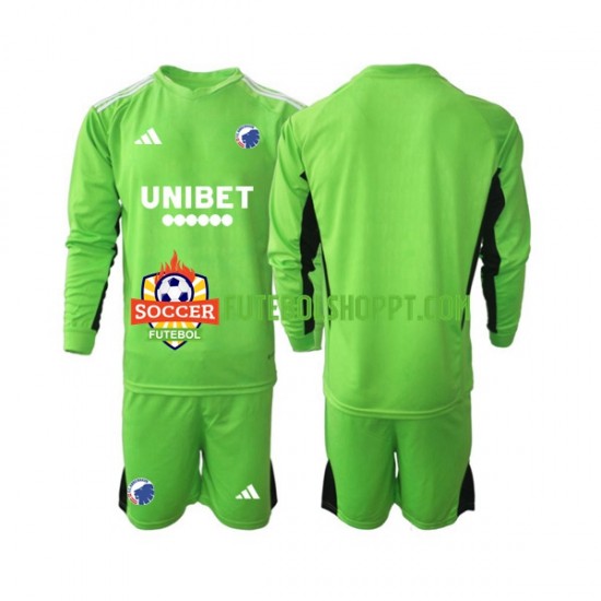 Camisola Júnior FC Copenhague Guarda-redes Quarto Equipamento 2023-2024 Manga Comprida