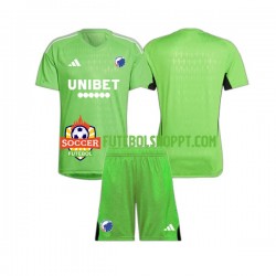 Camisola Júnior FC Copenhague Guarda-redes Quarto Equipamento 2023-2024 Manga Curta