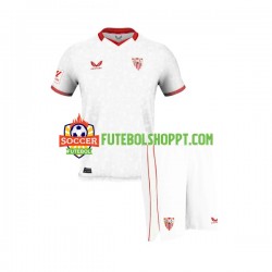 Camisola Júnior Sevilla FC Principais Equipamento 2023-2024 Manga Curta