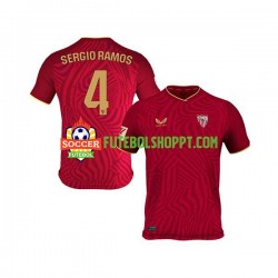 Camisola Homem Sevilla FC Sergio Ramos 4 Alternativa Equipamento 2023-2024 Manga Curta