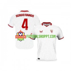 Camisola Homem Sevilla FC Sergio Ramos 4 Principais Equipamento 2023-2024 Manga Curta