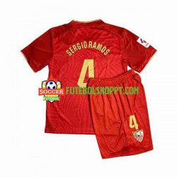 Camisola Júnior Sevilla FC Sergio Ramos 4 Alternativa Equipamento 2023-2024 Manga Curta