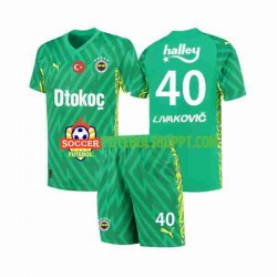 Fenerbahce Livakovic 40 Footbal Kit Guarda-redes Principais Equipamento 2023-2024 Manga Curta