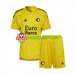 Camisola Júnior Feyenoord Rotterdam Guarda-redes Terceiro Equipamento 2022-2023 Manga Curta