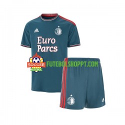 Camisola Júnior Feyenoord Rotterdam Alternativa Equipamento 2022-2023 Manga Curta
