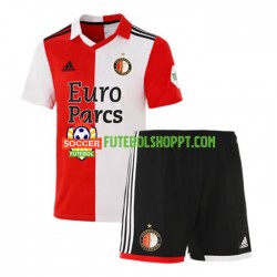 Camisola Júnior Feyenoord Rotterdam Principais Equipamento 2022-2023 Manga Curta