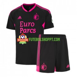 Camisola Júnior Feyenoord Rotterdam Terceiro Equipamento 2022-2023 Manga Curta