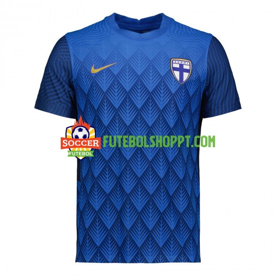 Camisola Homem Finlândia Alternativa Equipamento 2022 Manga Curta