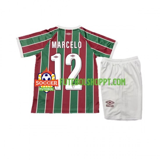 Camisola Júnior Fluminense Marcelo 12 Principais Equipamento 2023-2024 Manga Curta